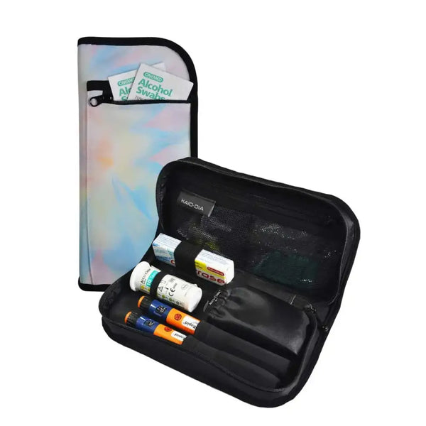 Estojo para canetas de insulina e glucómetro, Dia-MidiCase Summer Vibes