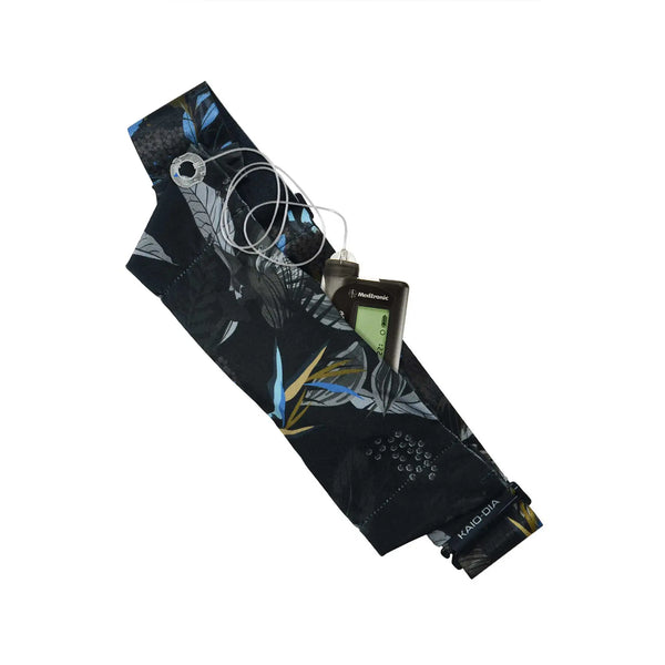 Cinto ajustável para bomba de insulina com gancho em G – Coleção Midnight