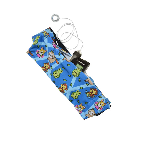 Cinto para bomba de insulina com gancho G, estampa divertida | Dia Belly-Belt 2