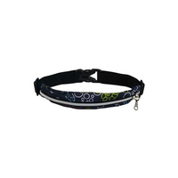 Insulin pump belt pouch for toddlers, Dia-Belt XS/S, colorful design, secure fit, adjustable, medical-grade, CE-marked.