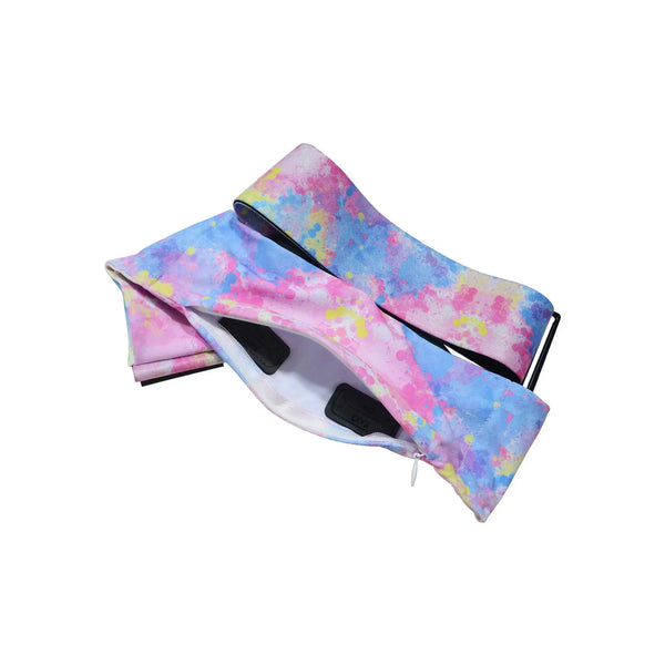 Cinto ajustável para bomba de insulina – estampado tie-dye, fecho G-Hook | Dia Belly-Belt 2