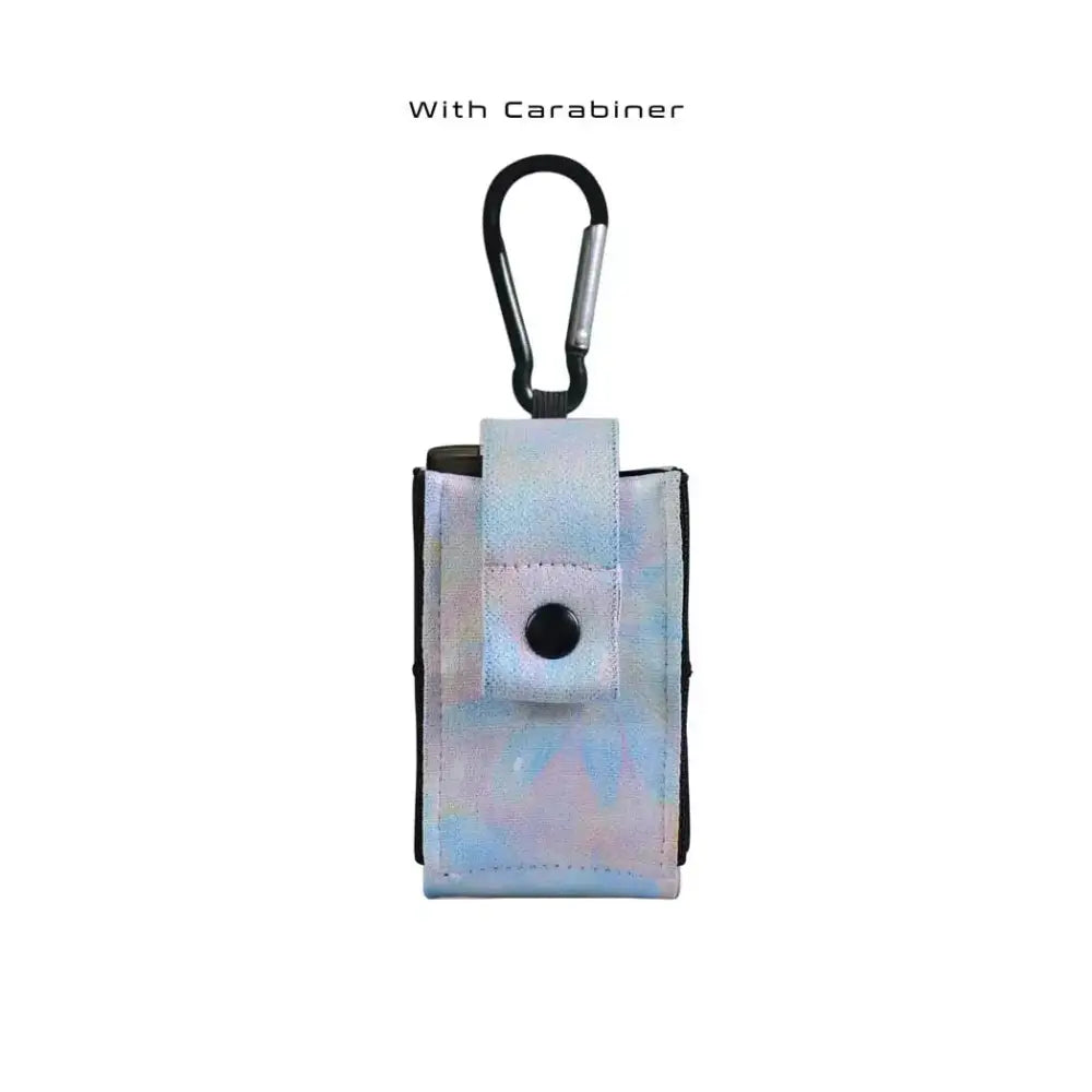 Insulin pump pouch with carabiner, compact and colorful, Dia-Mini Pouch.