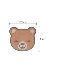 Adesivo de fixação infantil para Simplera Sync, forma de urso, dimensões 7,7 x 7 cm