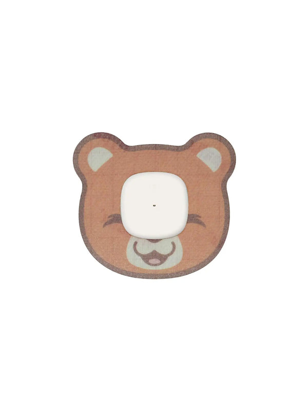 Adesivo de fixação infantil para Simplera Sync, forma de urso