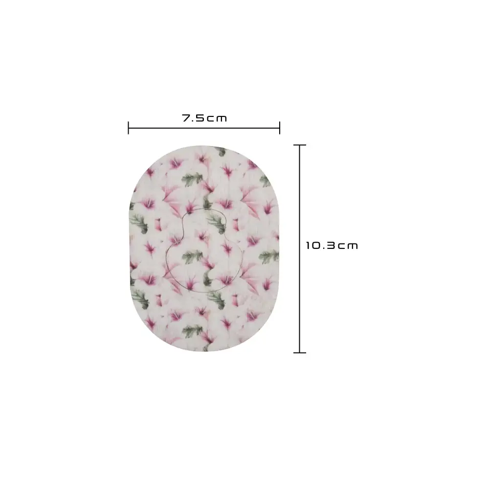 Adesivo de fixação para Medtronic Guardian, série Spring, dimensões 7,5 x 10,3 cm
