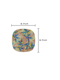 Adesivo de fixação para Simplera Sync, padrão Tequila Sunrise, dimensões 6,7 x 6,7 cm