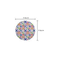 Adesivo de fixação para FreeStyle Libre 2, série Spring, dimensões 7,5 x 7,5 cm