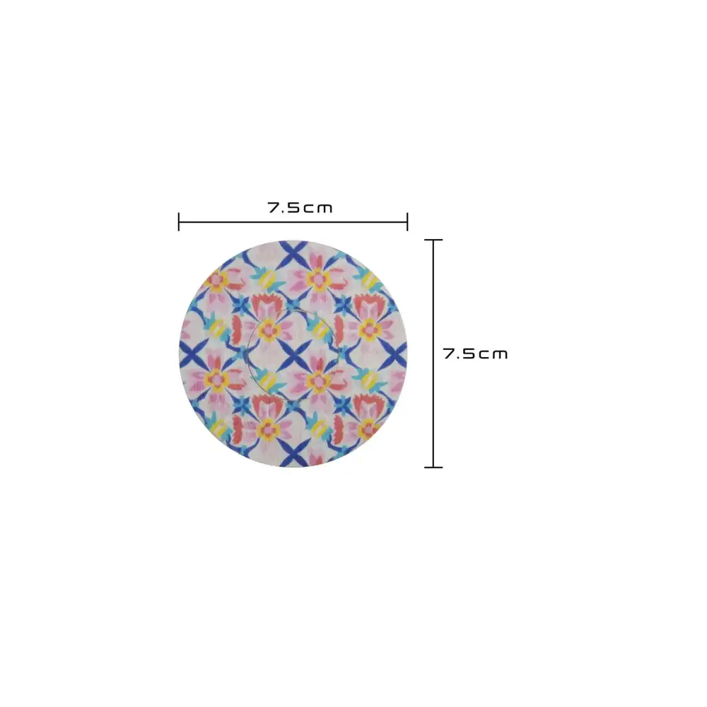 Adesivo de fixação para FreeStyle Libre 2, série Spring, dimensões 7,5 x 7,5 cm