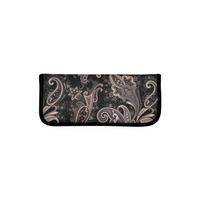 Stylish insulin travel case with paisley design, compact and colorful, suitable for insulin pens and glucose meters.