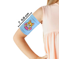 picc line arm sleeve funny print dimensions showing size guide for proper fit and secure medical line protection