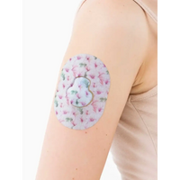 Adesivo de fixação para Medtronic Guardian, série Spring, no braço, grande plano