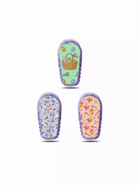Easter-themed Dexcom G6 sensor stickers with bunnies and eggs design.