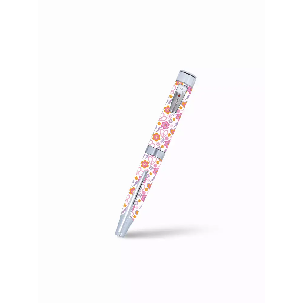 Stickers for HumaPen Luxura, Y2K Collection, floral pattern.