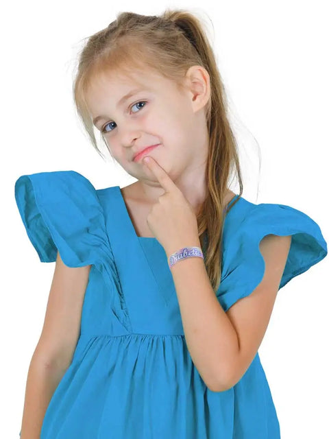 Pulseira reversível de sensibilização para a diabetes tipo 1 para crianças - Kaio-Wristband Summer Vibes