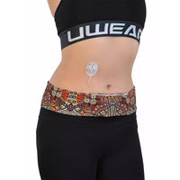 Colorful insulin pump waist belt for diabetes management.