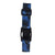 The Freestyle Libre 2 Armband with a blue tropical leaf pattern, showcasing the adjustable strap and sensor holder.
