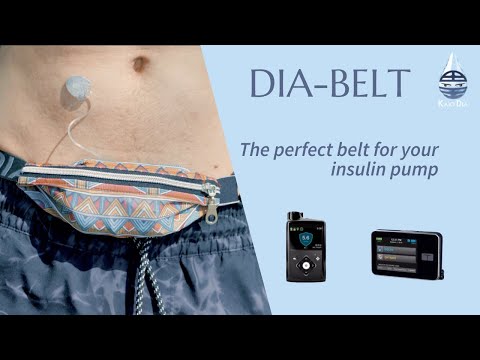 Cinto infantil para bomba de insulina, Dia-Belt S/M Dark Colors