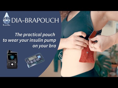 Bolsa de soutien para bomba de insulina, Dia-BraPouch Spacy Lacy