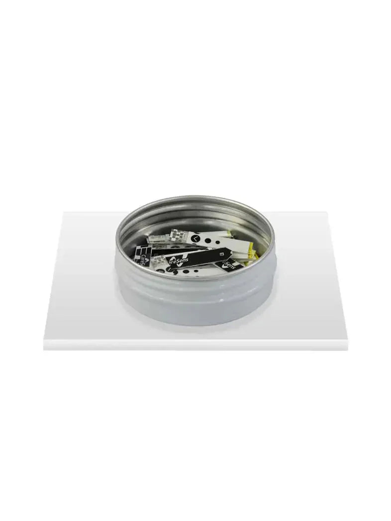 medium tin box for needles test strips and lancets kaio smts portable storage box for travel and daily use