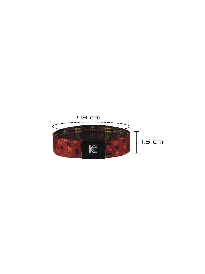Reversible Diabetes Awareness Wristband - 1.5 cm height, stylish and durable design.