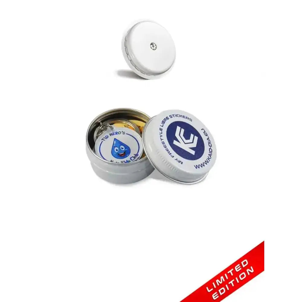 Freestyle Libre 2 Stickers Serie in Reusable Tin Can
